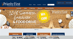 Desktop Screenshot of priorityfirstfcu.org